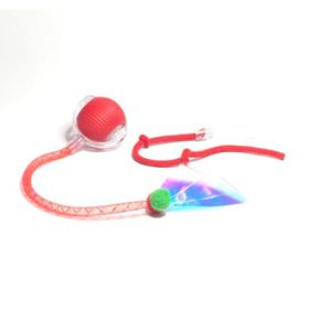 Interactive Cat Toy Ball Super Drive Cat Rolling Ball (Option: The Dragonflys Tail Is Red)